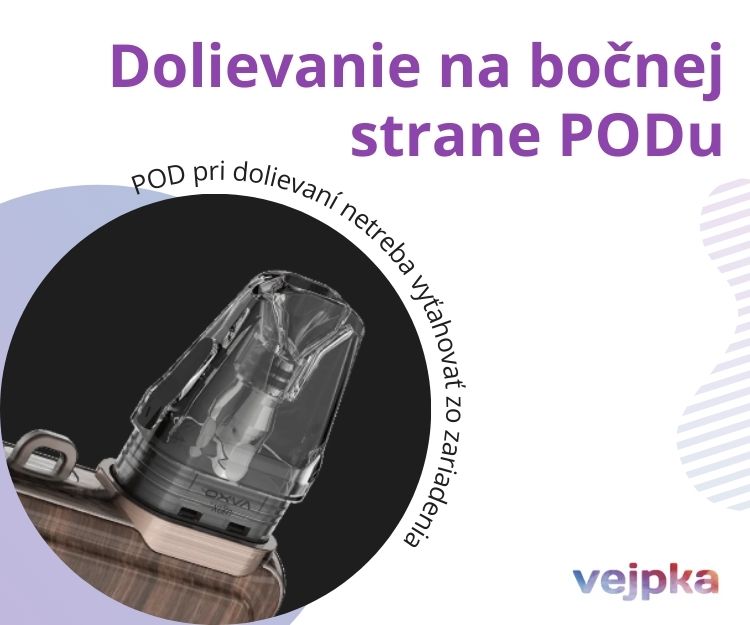 OXVA Xlim SQ Pro detail na POD a dolievanie